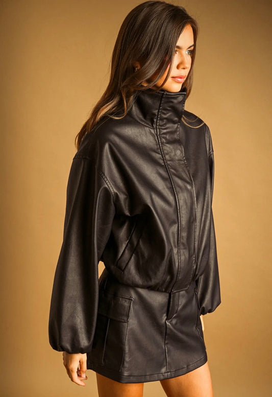 Sanctuary Faux-Leather Jacket