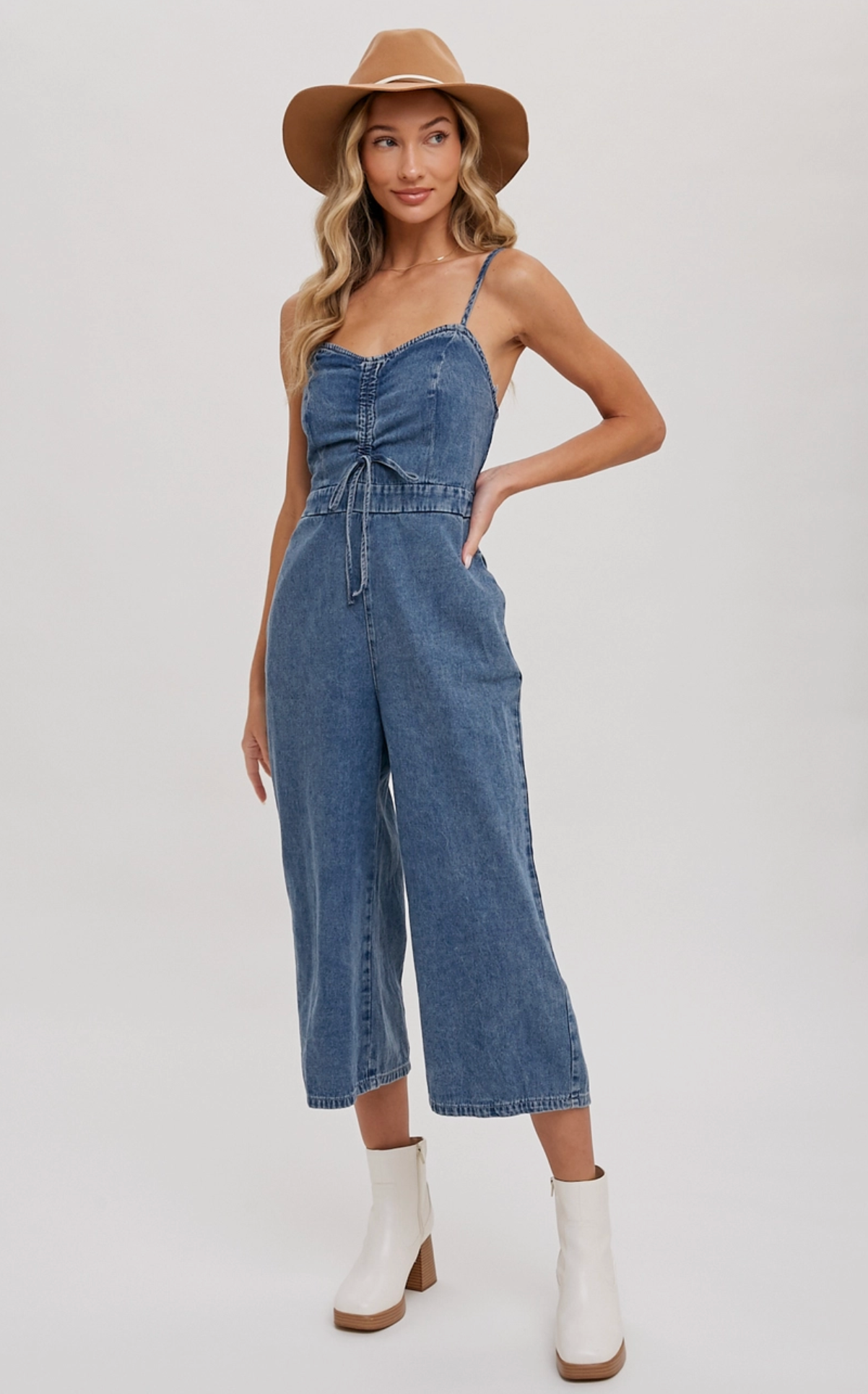 Cassandra Denim Jumpsuit