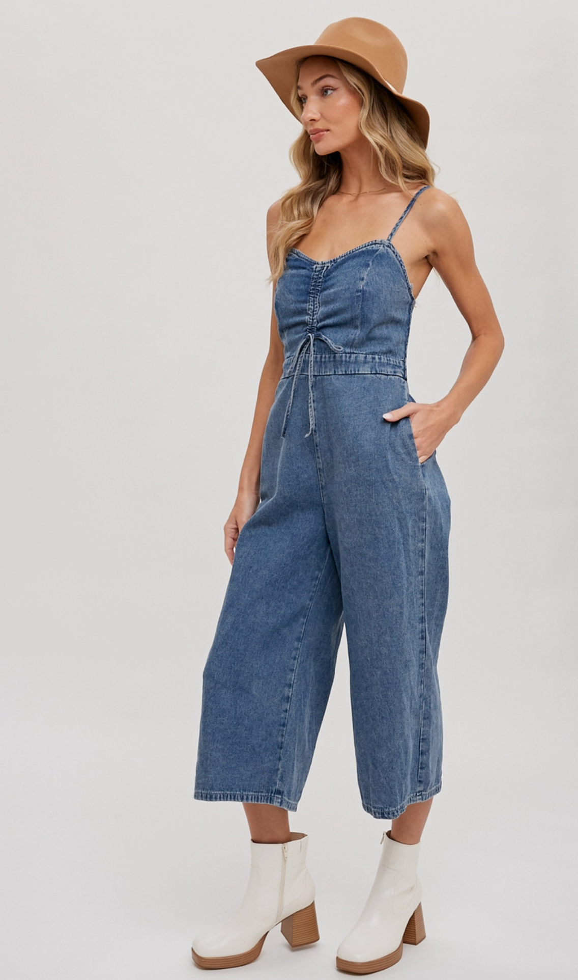 Cassandra Denim Jumpsuit