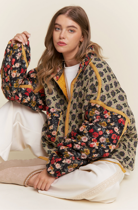 Marigold Garden Quilted Jacket