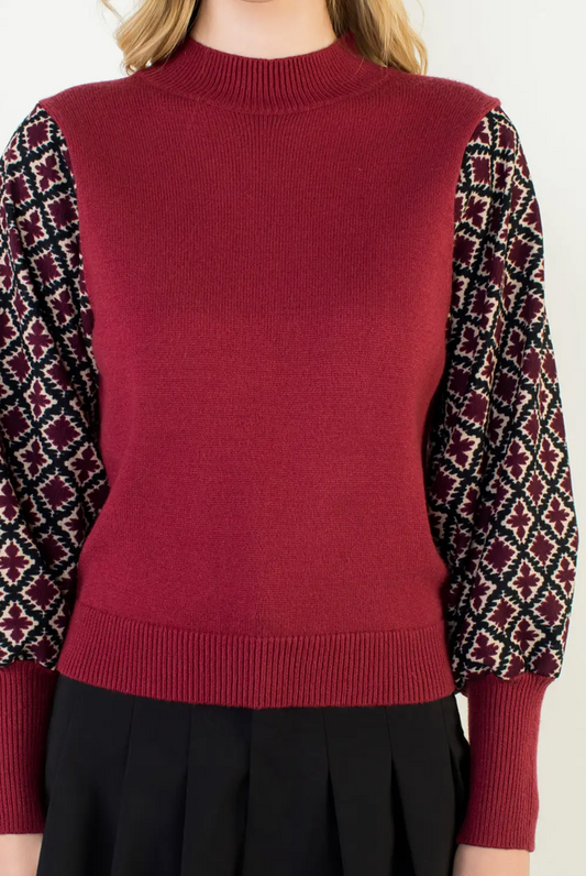 THML Mixed Media Sweater