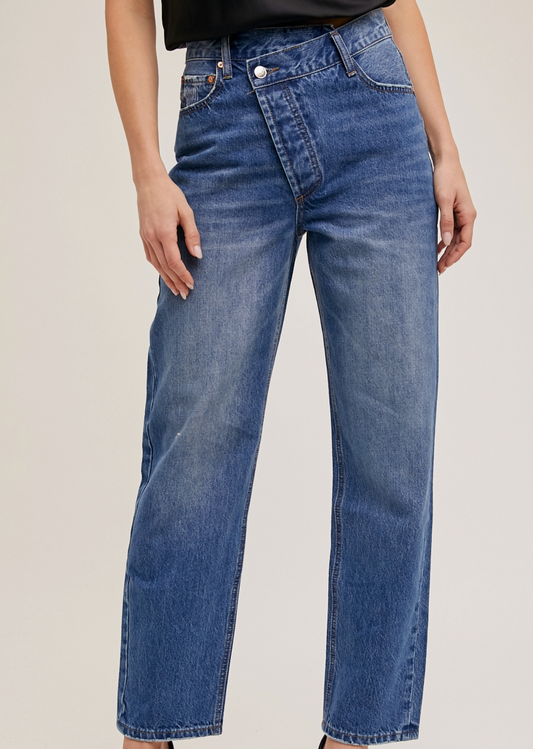 Collette Asymmetrical Jeans