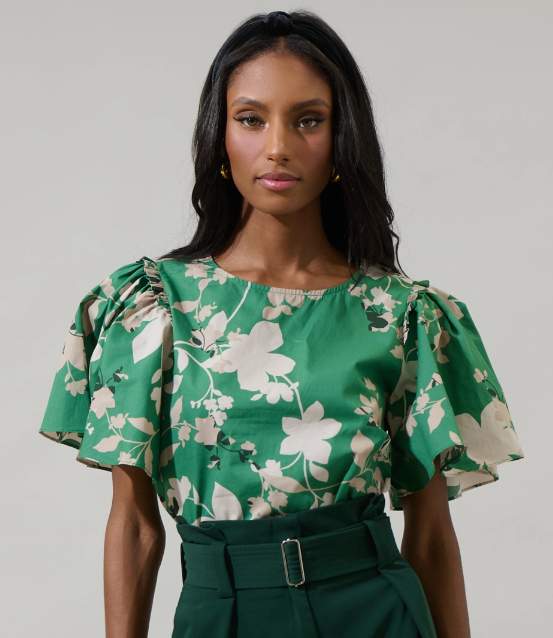 Nora Floral Puff Sleeve Top