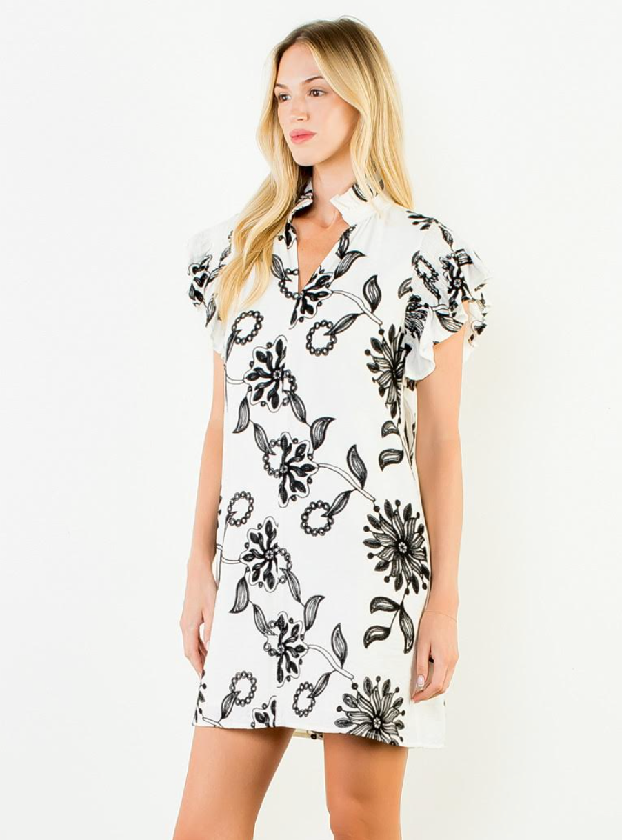 THML Short Sleeve Transitional Dress