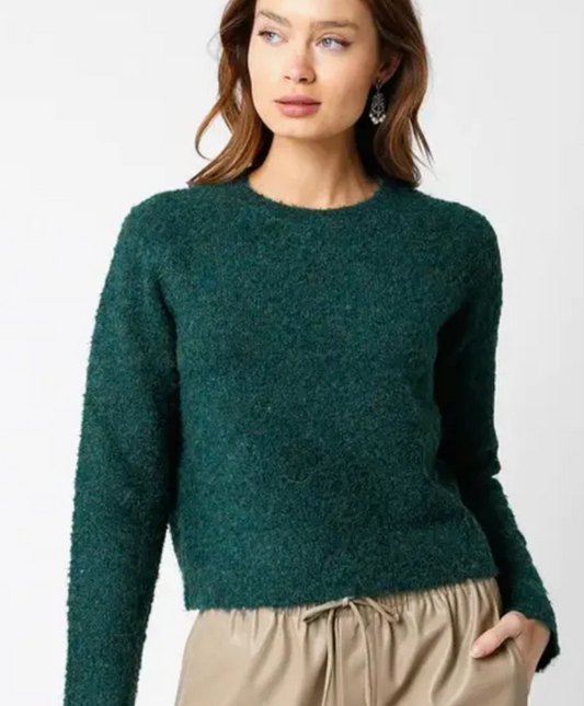 Everly Sweater - Hunter Green