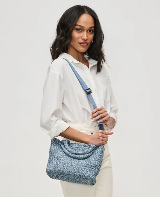 Sky's the Limit - Small Denim Crossbody-Denim