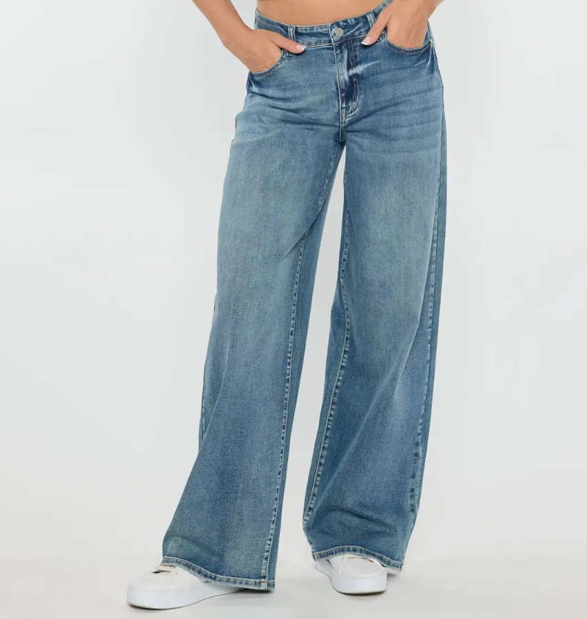 Cameron Relaxed Wide Leg Jeans