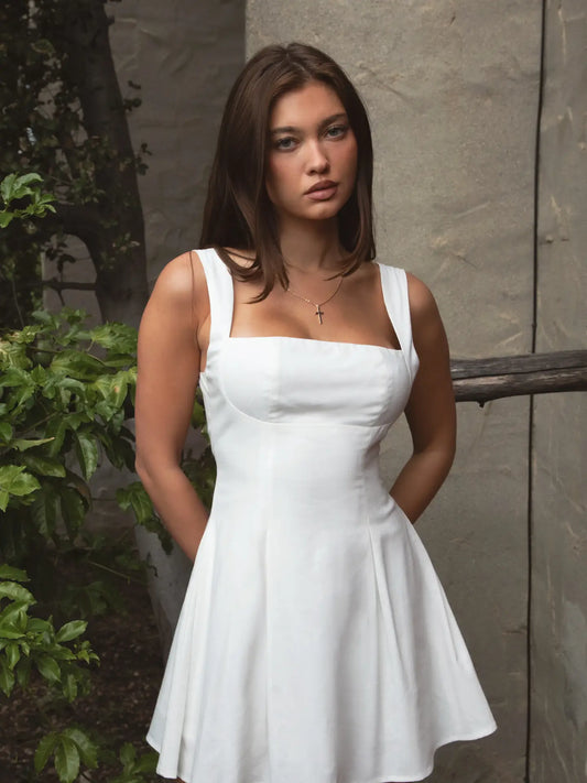 Amiri Fit-And-Flare Mini Dress