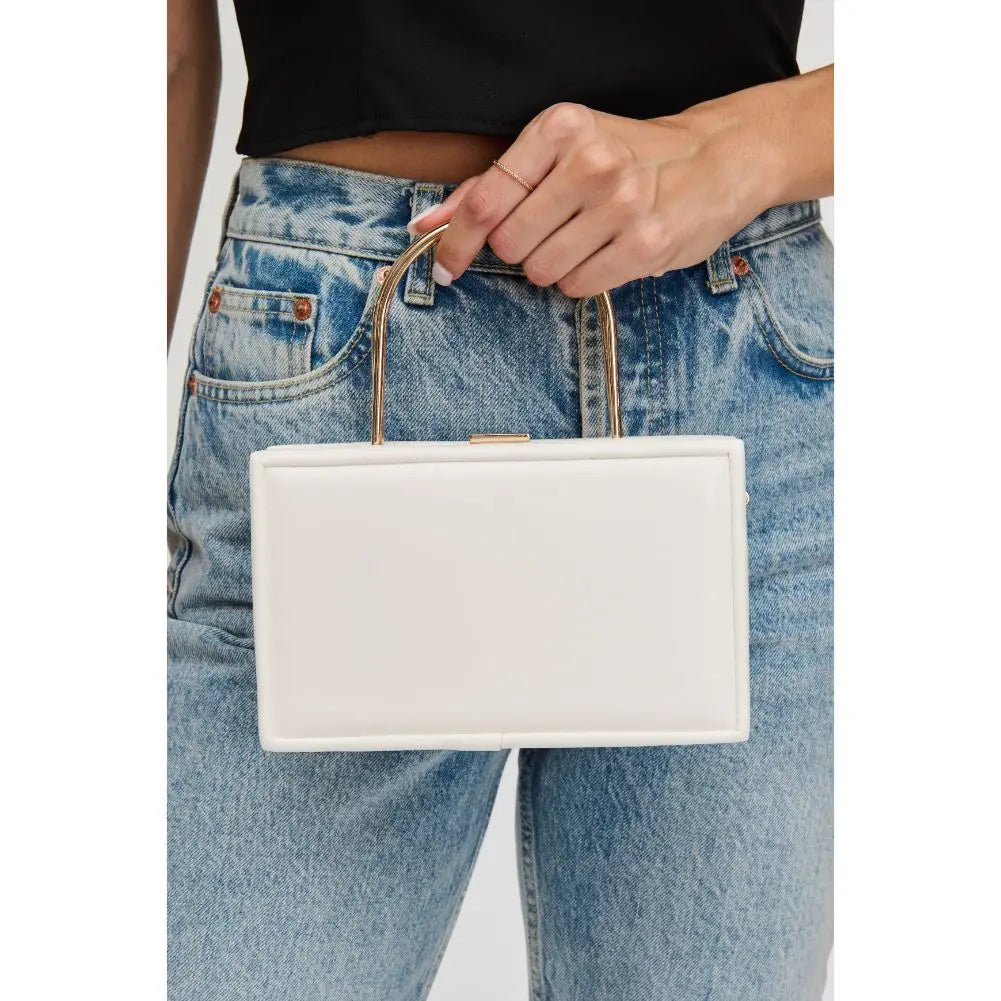 Charlie Evening Bag - White