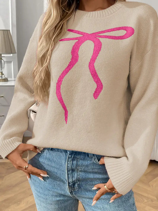 Juliette Bow Knit Sweater