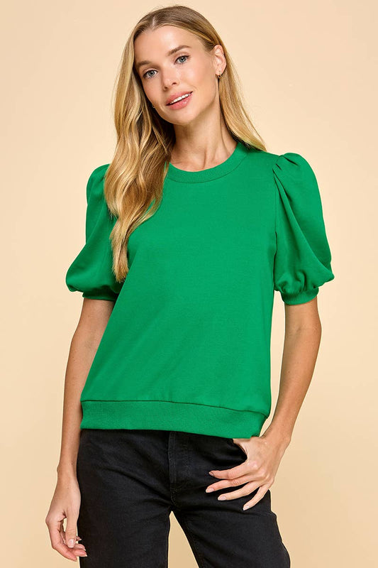 Puff Sleeve Sweatshirt
