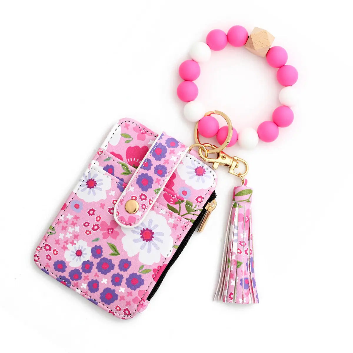 New Arrival Bracelet Floral KEYCHAIN-Rose