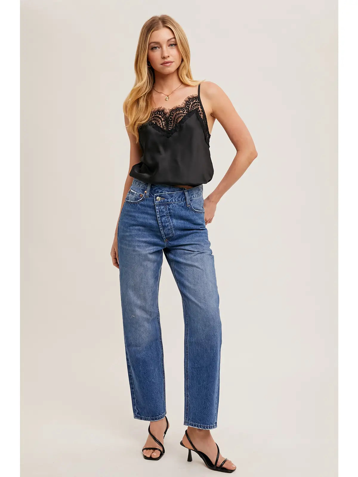 Collette Asymmetrical Jeans