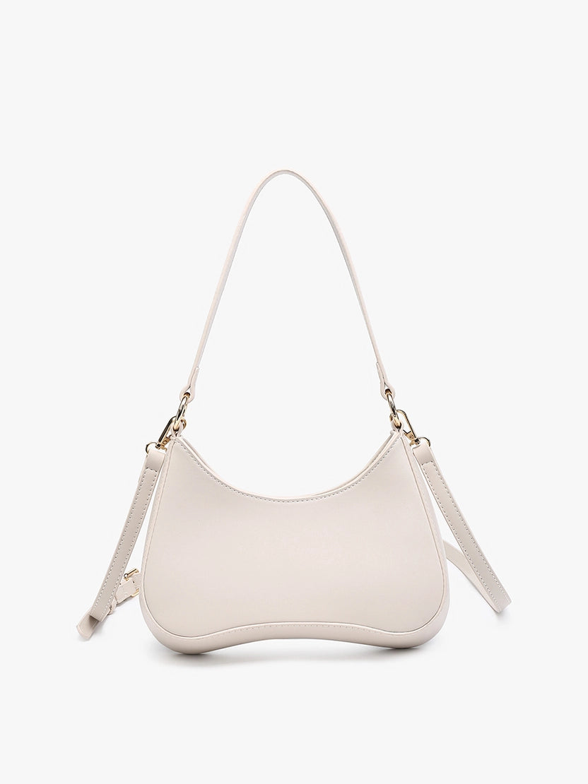 Structured Shoulder Bag w/ Zip Closure