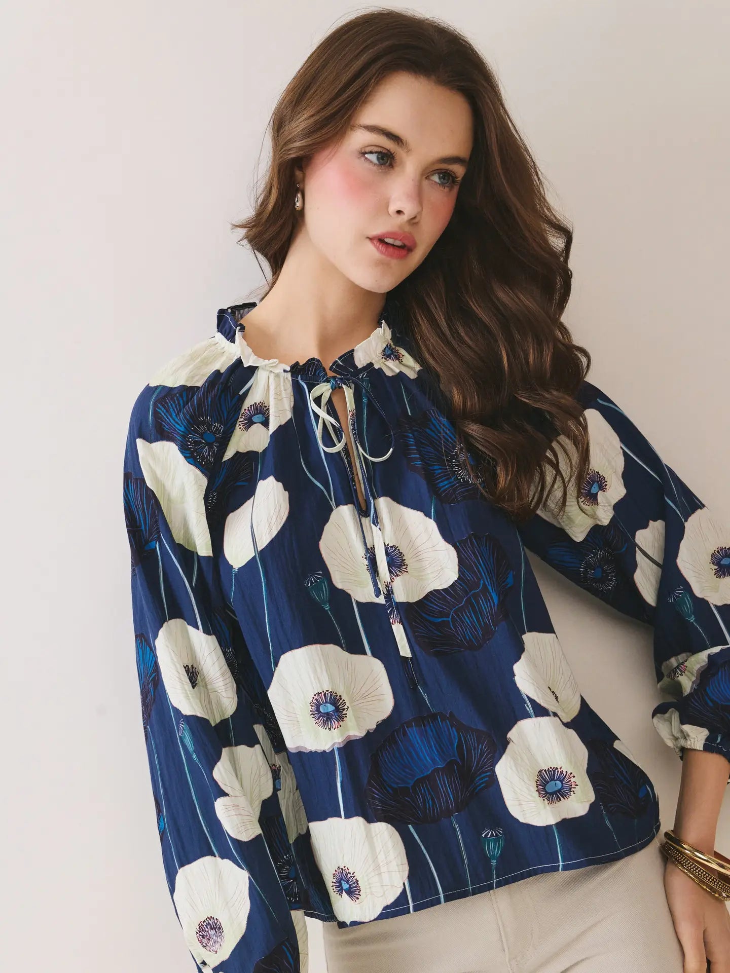 Morgan Floral Print Blouse