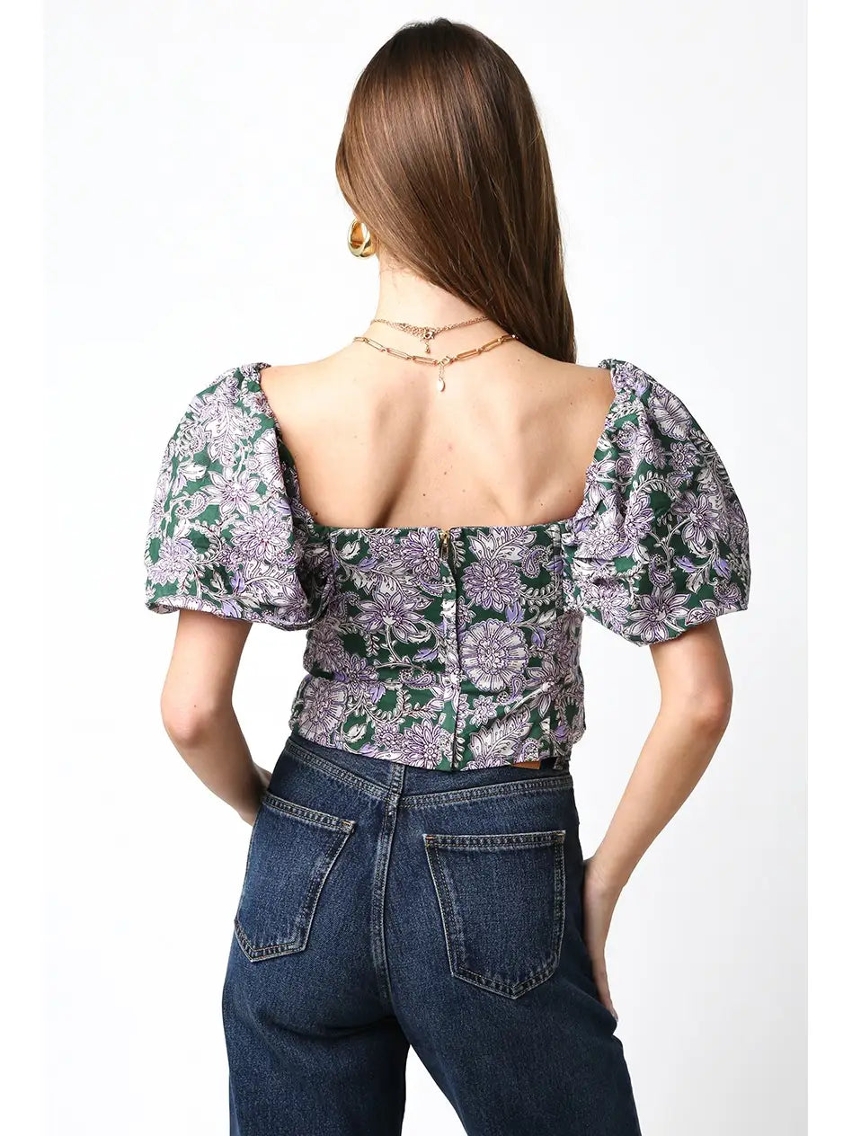 Daphne Floral Top