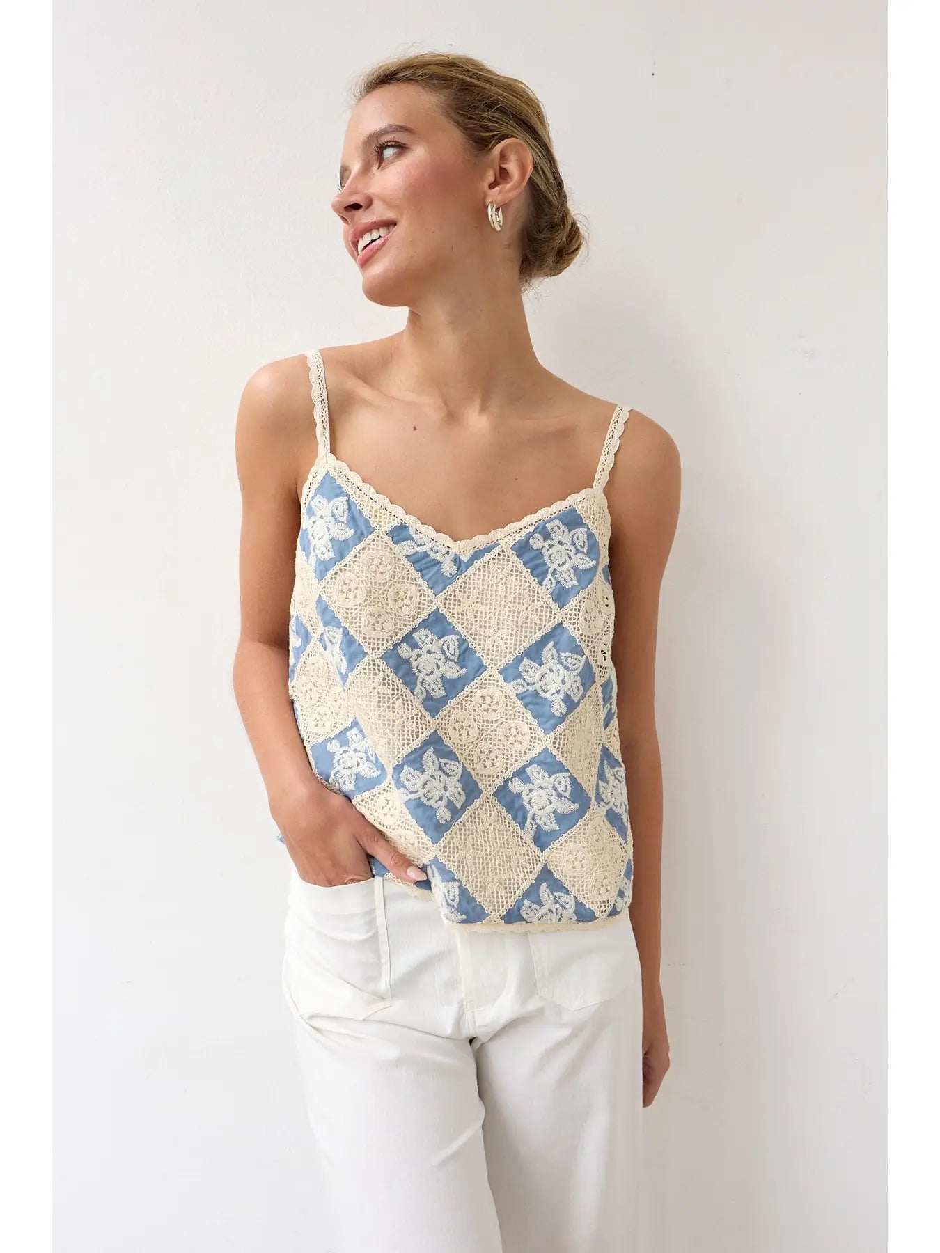 Crochet Patch Work Cami
