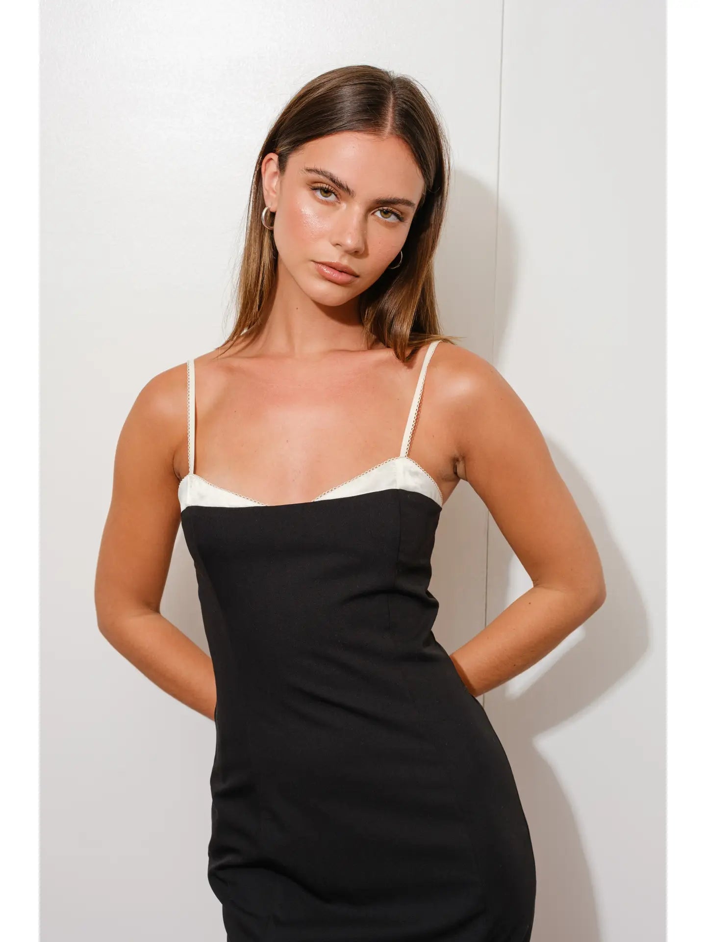 Amanda Contrast Bra Mini Dress