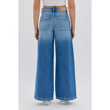 Taylor High Rise Wide Leg Jeans