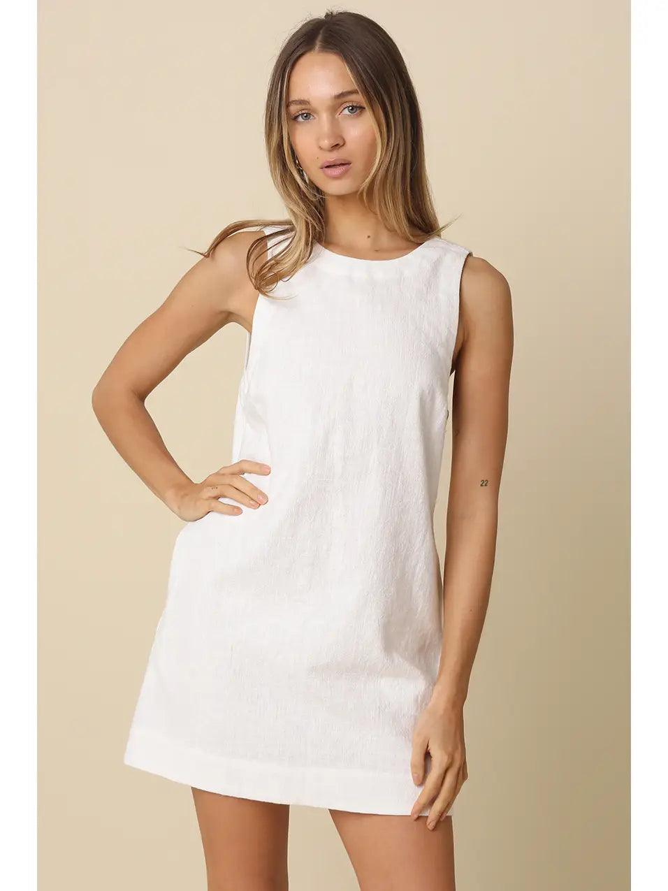 Eve Open-Back Mini Dress
