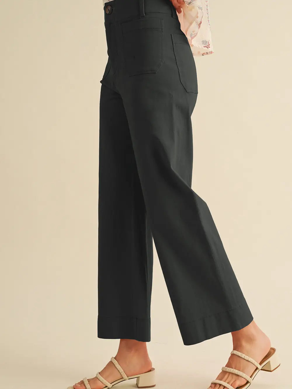 Wide Leg Black Pants